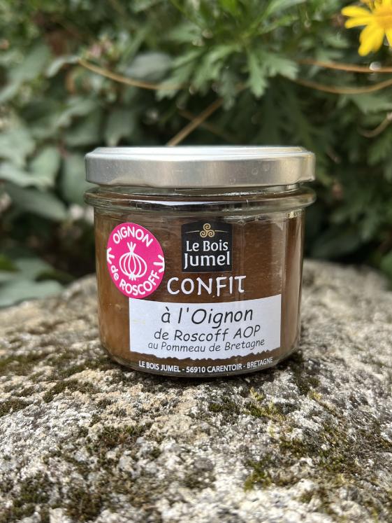 Le Bois Jumel Confit à l'Oignon de Roscoff au Pommeau de Bretagne