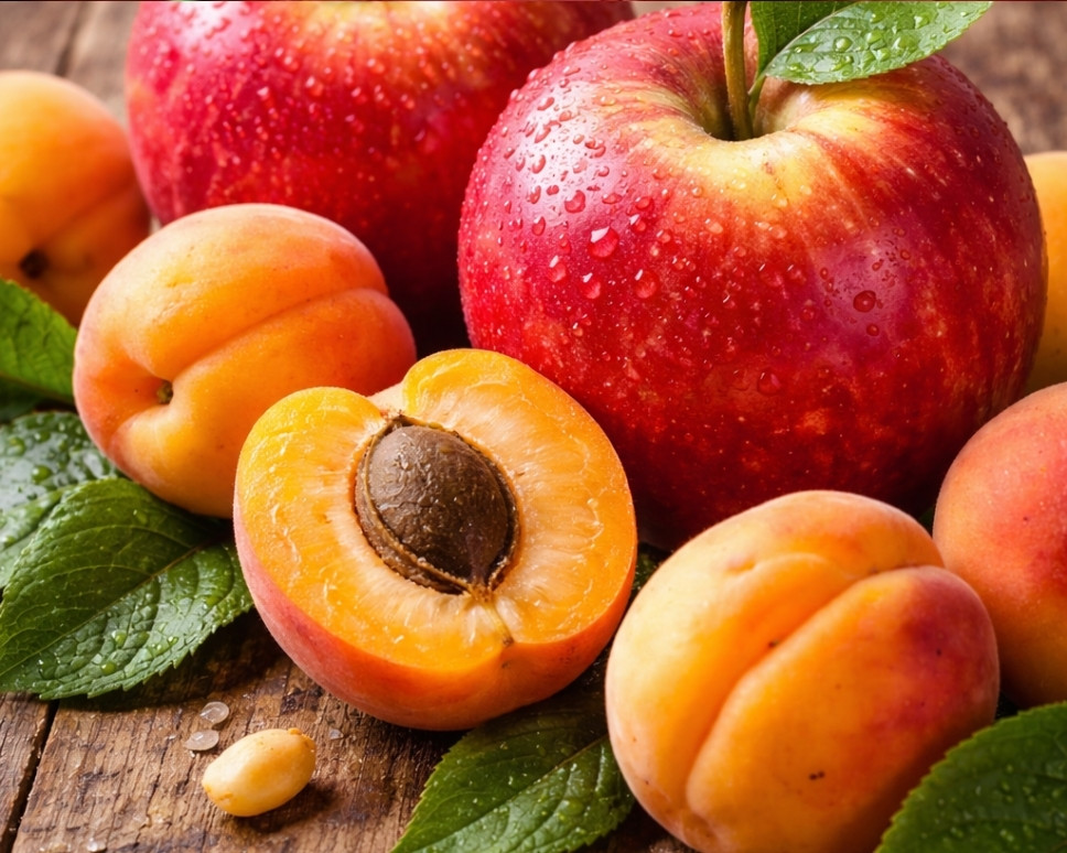 Bougie parfumée Pomme Abricot – pot de confiture 260g